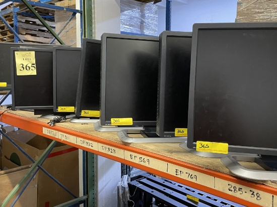 HP 24" MONITORS ON SWIVEL STANDS