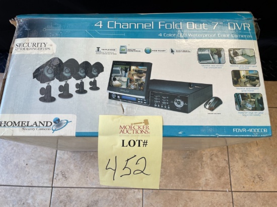 HOMELAND SECURITY SYSTEM MODEL FDVR-400CCD,