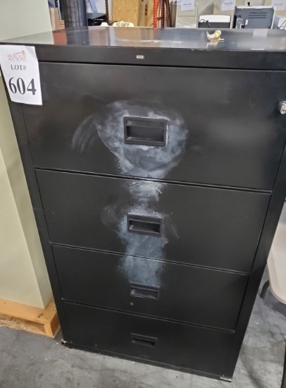 HON 4 DRAWER LATERAL FIRE RESISTANT FILE CABINET