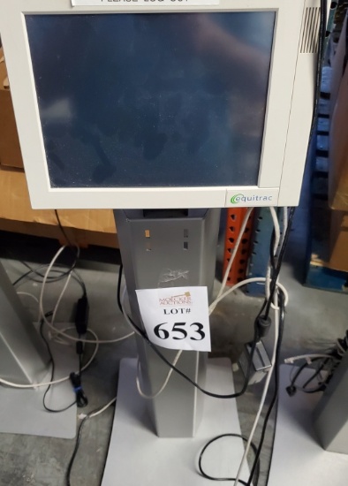 EQUITRAC TOUCH POINT CONSOLE ON STAND