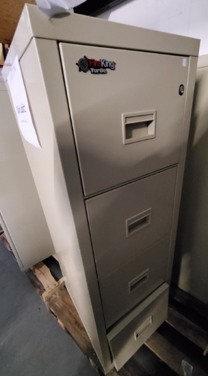FIRE KING TURTLE 4 DRAWER FILE CABINET