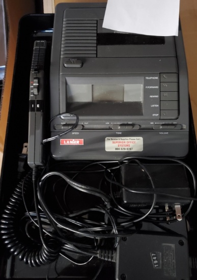 LANIER MICRO CASSETTE DICTATION RECORDER