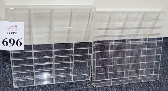 LOT CONSISTING OF (2) ACRYLIC DIVIDED TRAYS