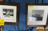 FRAMED AND MATTED BLACK AND WHITE PHOTOS