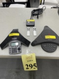 LOT CONSISTING OF POLYCOM CONFERENCE PHONES