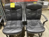 MATCHING BLACK CLIENT CHAIRS