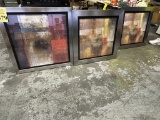 ABSTRACT FRAMED PRINTS IN SILVER FRAME