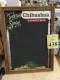 CHIHUAHUA IMPORTED BEER CHALKBOARD