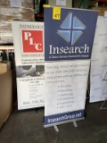 ASSORTED BANNER DISPLAYS WITH SOFT CASES