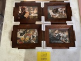LOT CONSISTING OF A SET OF (4) MACHADO FRAMED ART