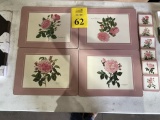LOT CONSISTING OF (4) VINTAGE MATCHING PLACEMATS