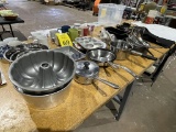 LOT ASSORTED COOKING AND KITCHEN WARE