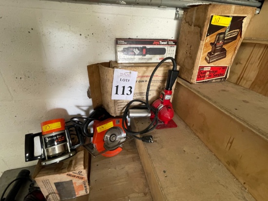 LOT CONSISTING OF POWER WOOD WORKING TOOLS