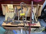 LOT CONSISTING OF HAND MADE TOOL BOX