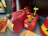 LOT CONSISTING OF (4) ASSORTED GAS CANS