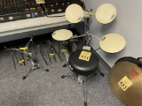 PRACTICE DRUM SET WITH ADDITIONAL HARDWARE