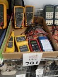 LOT CONSISTING OF ASSORTED TESTING METERS