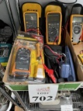 LOT CONSISTING OF ASSORTED MULTIMETERS AND PROBES