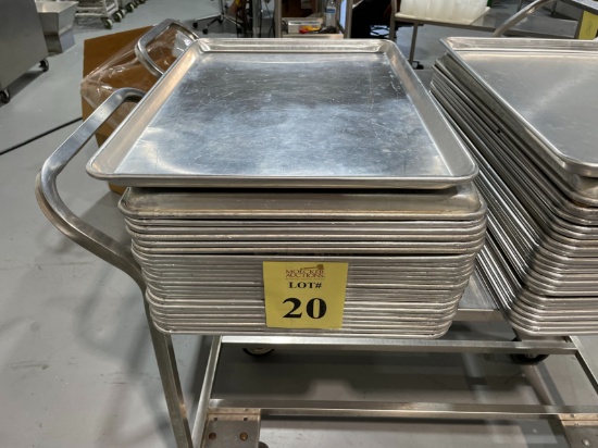 STAINLESS STEEL BAKING TRAYS
