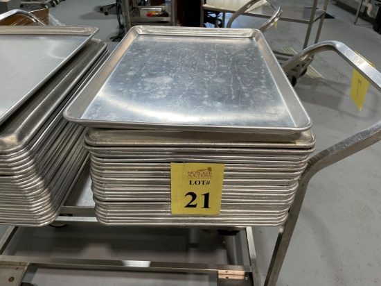 STAINLESS STEEL BAKING TRAYS