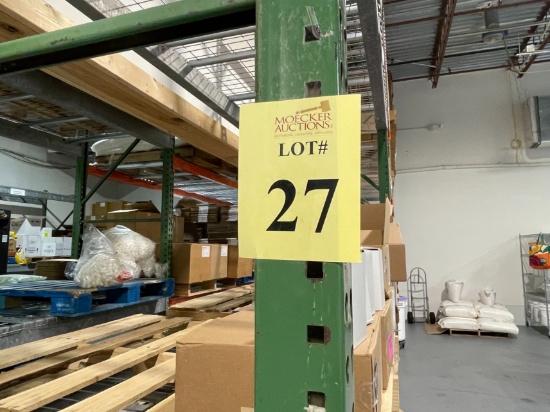 SECTIONS OF MEDIUM DUTY PALLET RACKING