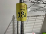 CHROME METRO RACK ON CASTERS