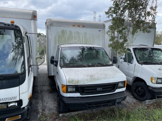 2007 FORD E-350 SUPER DUTY BOX TRUCK WITH: