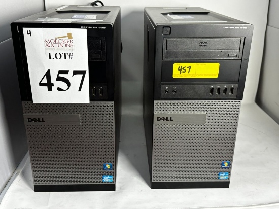 DELL OPTIPLEX 990 TOWER COMPUTERS