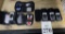 ASSORTED BLOOD SUGAR MONITORS WITH CASES