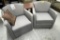 UPHOLSTERED ARM CHAIRS