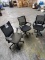 MESH BACK ROLLING OFFICE CHAIRS