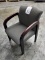 TARGET UPHOLSTERED CLIENT ARM CHAIRS