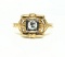 LADIES RING 1930'S 0.30 CT ART-DECO VS H-COLOR 14K RING