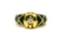 LADIES RING 18K GOLD FABERGE STYLE 35 PT DWT