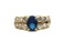 LADIES RING 14K 1.35 Ct Topaz Diamond Ring