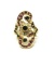 LADIES RING 18K CT CEREMONIAL SAPPHIRE RUBY