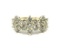 LADIES RING 14K CLUSTER DIAMOND RING 3 CT