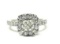 LADIES RING 14K CUSHION CUT 45 PT CENTER 1.25 CT