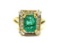 LADIES RING 14K EMERALD CUT 2.5 CT 75 DWT
