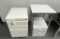 LOT CONSISTING OF SMALL ROLLING METAL CABINET