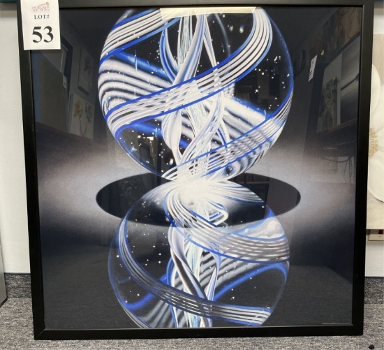 FRAMED ABSTRACT POSTER