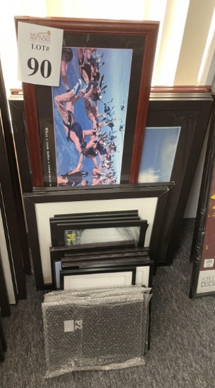 LOT CONSISTING OF ASSORTED FRAMED POSTERS