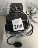 SETS OF BLOOD PRESSURE CUFFS AND STETHOSCOPES