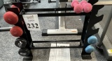 DUMBBELL SET WITH FLOOR RACK
