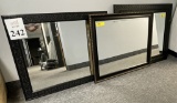 FRAMED BEVELED MIRRORS