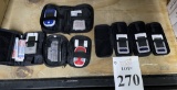 ASSORTED BLOOD SUGAR MONITORS WITH CASES