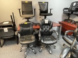 ASSORTED ROLLING OFFICE CHAIRS