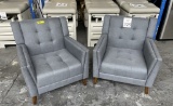 UPHOLSTERED ARM CHAIRS
