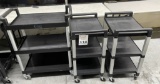 PLASTIC ROLLING CARTS