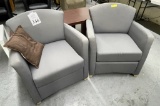 UPHOLSTERED ARM CHAIRS